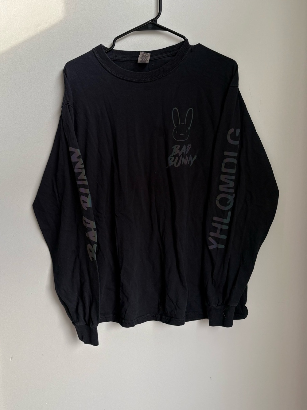 Bad Bunny Black Long Sleeve Tee